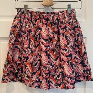 Lilly Pulitzer High Heel Print Skirt Small